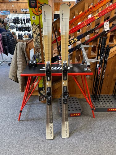 Unisex 2025 Elan Wingman 78 175 cm All Mountain Skis With Bindings Max Din 10 (Used)