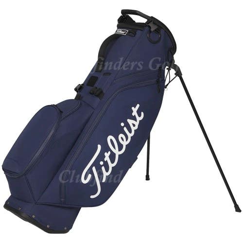 NEW Titleist Players S4 Navy/Navy/White 4-Way Golf Stand Bag w/ Raincover