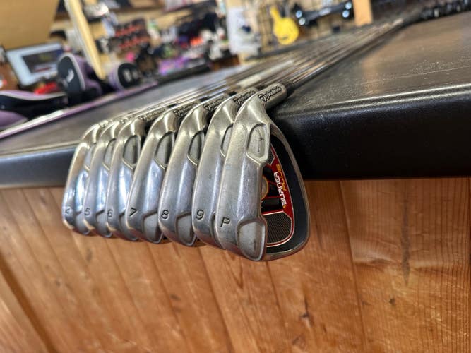 TaylorMade Burner Plus Right Handed Iron Set (Used) in good shape and newer grips