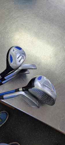 Used Powerbilt LIL SLUGGER 5 PIECE SET Jr Package Set RH Navy Blue 5 Piece 11497-C000157029