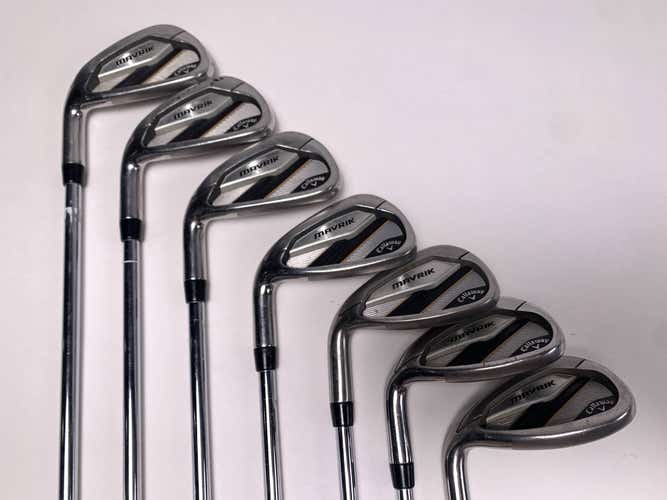 Callaway Mavrik Iron Set 5-PW+GW+SW  Elevate VSS 95g Regular LH No 9 iron