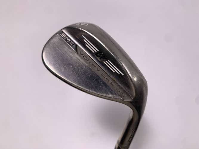 Titleist Vokey SM8 Brushed Steel Lob Wedge LW 60* 8 Bounce M-Grind Wedge RH