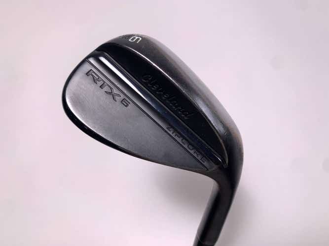 Cleveland RTX 6 ZipCore Black Satin Wedge 56* 10 Bounce MID Spinner Steel RH