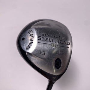 Callaway Steelhead III 3 Fairway Wood 15* System III Regular Graphite Mens RH