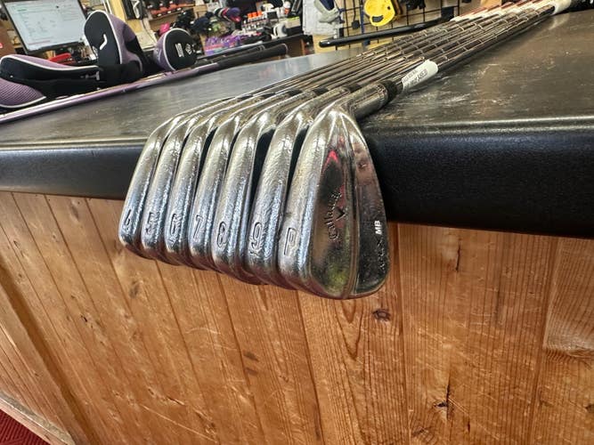 Callaway Apex MB Right Handed Iron Set Steel Shaft (Used)