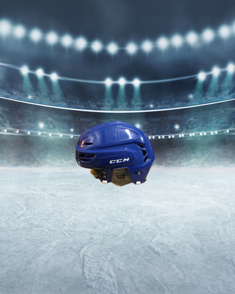 CCM Tacks 710 Large Royal Blue Helmet