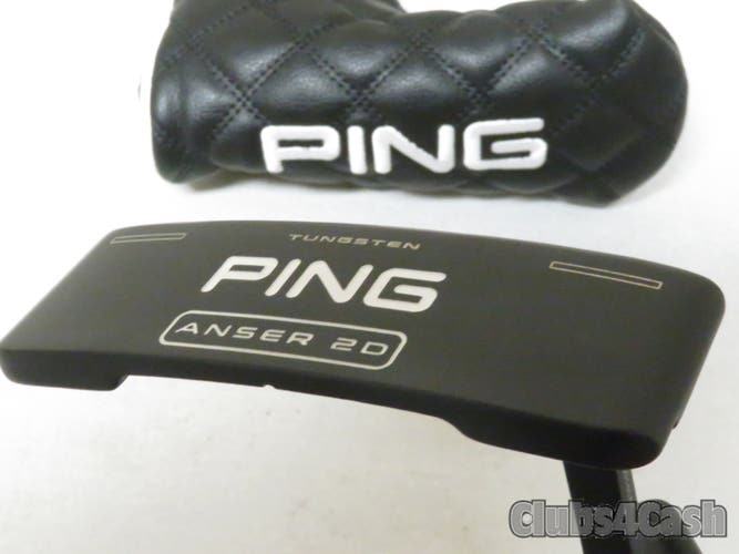 PING Anser 2D 2023 2024 Putter Black Dot Composite 34" +Cover .. MINT