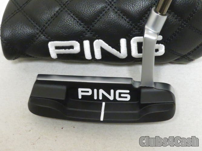 PING 2023 Anser Putter Black Dot Adjustable 32-36" Black Chrome +Cover  LEFT LH