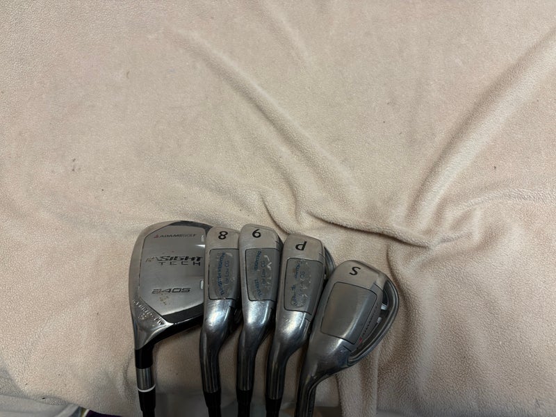 Women's Adams Idea tech OS Left Handed Clubs (Full Set) Ladies Flex 5 Pieces (Used)