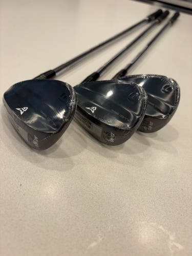 TaylorMade MG5 Black Shadow Wedge Set (52,56,60) - Milled Grind 5 - Stiff