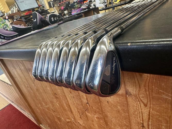 Callaway Paradym Right Handed Iron Set (8 Clubs) #4 - #9, PW, GW (Used)