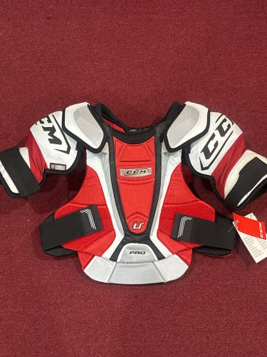 Large Senior CCM U+ Pro Shoulder Pads Pro Stock (New) Item#CUL