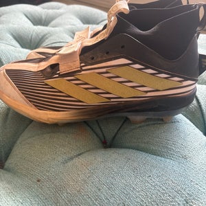 Black Men's Size M 11.5 (W 12.5) Adidas Molded Cleats (Used)