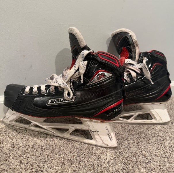 2017 Bauer Vapor 1X Hockey Goalie Skates Regular Width 10.5 (Used)