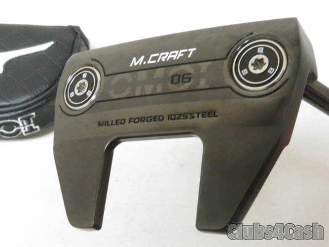 Mizuno M-Craft OMOI 06 Putter Black ION Mallet KBS Black 35" +Cover  Near MINT