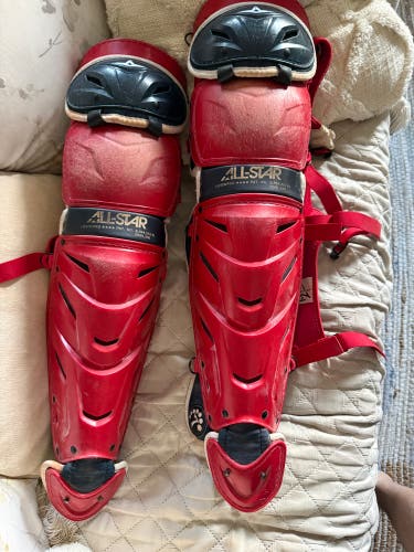 All Star LG40WPRO Catcher's Leg Guard (Used)