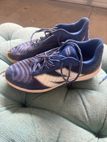 Blue Men's Size M 12.0 (W 13.0) Adult Adidas Low Top Metal (Used)