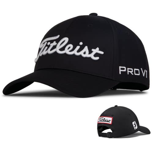 Titleist Tour Performance Golf Hat - Black/White