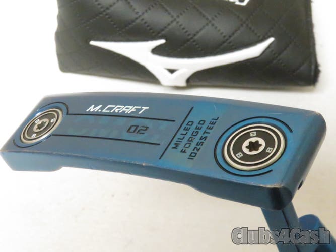 Mizuno M-Craft OMOI 02 Putter Blue ION KBS Black 34" +Cover
