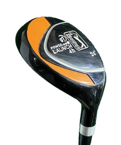 GolfGen PGA Tour G1 Teen 4 Hybrid 24* Fiberglass Junior Youth Graphite 40 In. RH