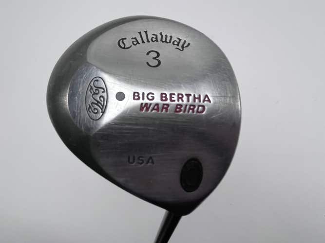 Callaway Big Bertha Warbird 3 Fairway Wood 15* Rapport Regular Graphite Mens RH