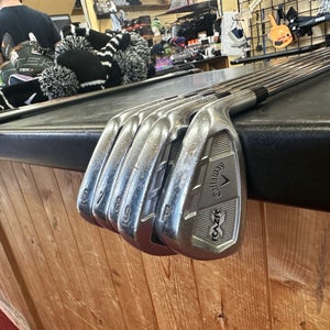 Callaway Razr X Right Handed Iron Set Steel Shaft (Used)