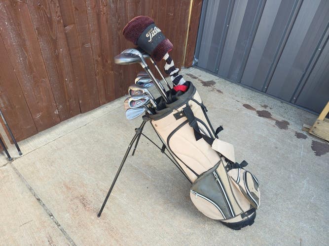 Titleist Ram 14 Piece Regular Flex Complete Golf Set Stand Bag