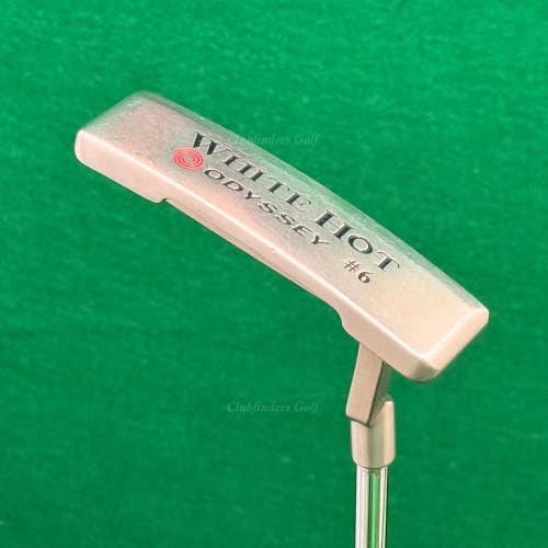 Odyssey White Hot #6 Slant-Neck 35.25" Blade Putter Golf Club