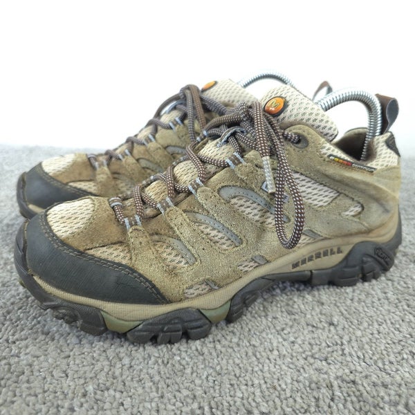 Merrell Moab 2 Ventilator Womens 8 Hiking Shoes Vibram Sneakers Brown Suede