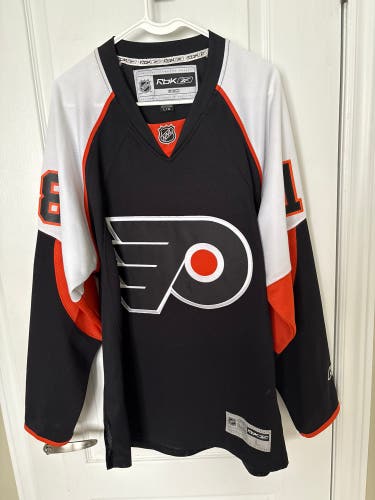 NHL Philadelphia Flyers Mike Richards retro hockey jersey -L