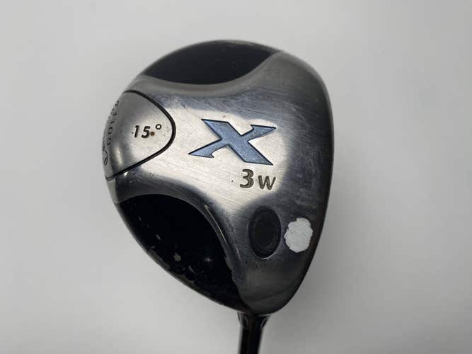 Callaway X 3 Fairway Wood 15* Fujikura Gems UltraLight 55g Ladies RH