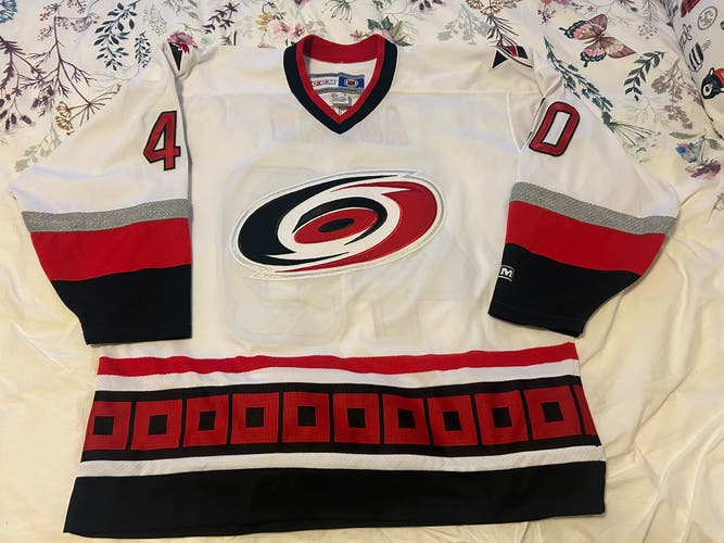 NHL Carolina Hurricanes CCM vintage hockey jersey with number 40- XL