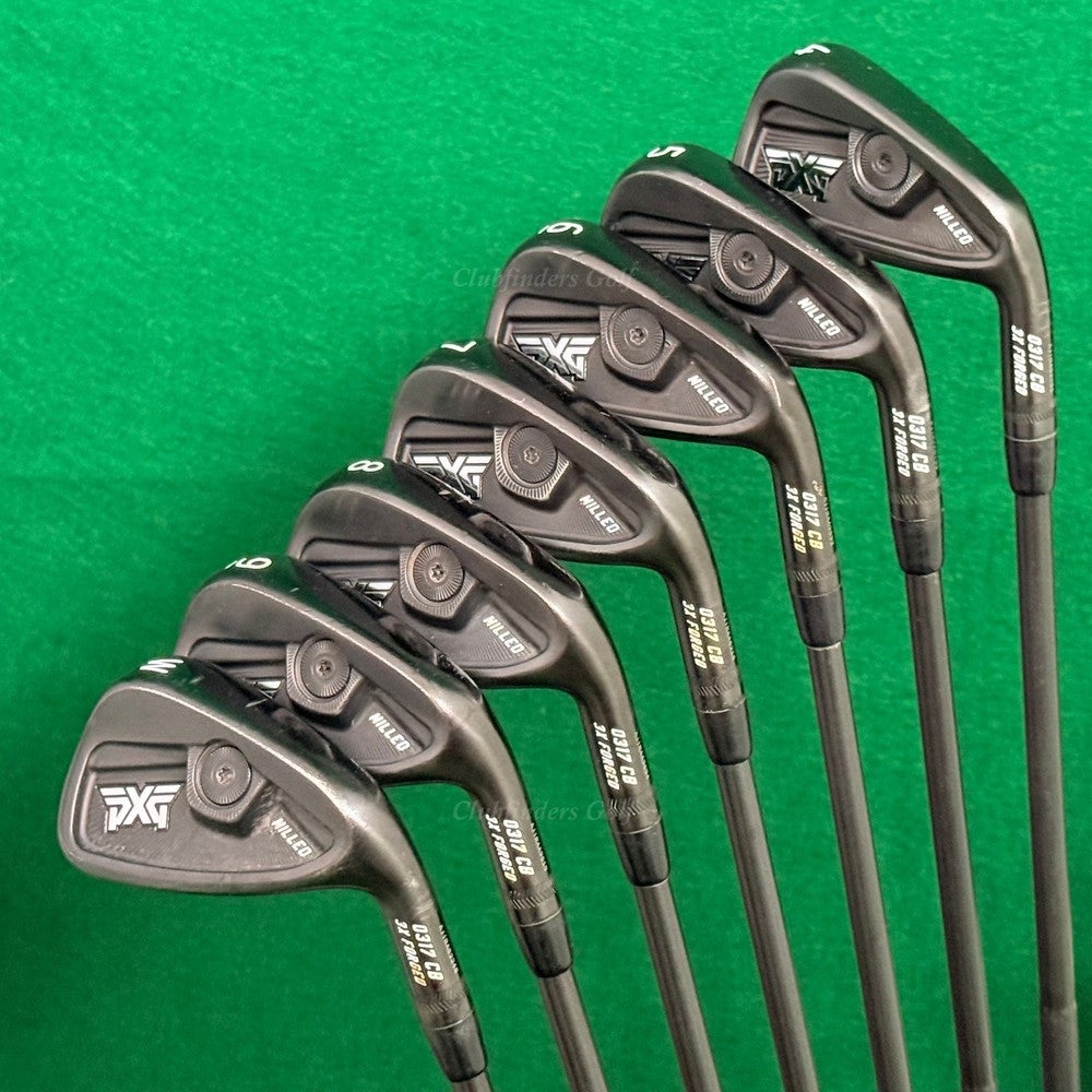 PXG 0317 CB Milled 3X Forged 4-PW Iron Set DG MID TI 115 S400