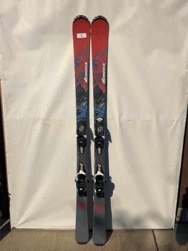 Kid's 2024 Nordica Team AM 150 cm All Mountain Skis With Bindings (Used)