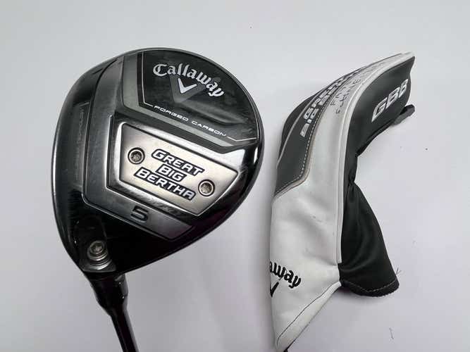 Callaway Great Big Bertha 23 5 Fairway Wood 18* Helium 5F2 Senior Graphite LH HC