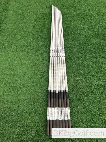 NEW Mitsubishi Fubuki AX i375 Stiff Flex Graphite 8pc Iron Shafts Set .370 Tip