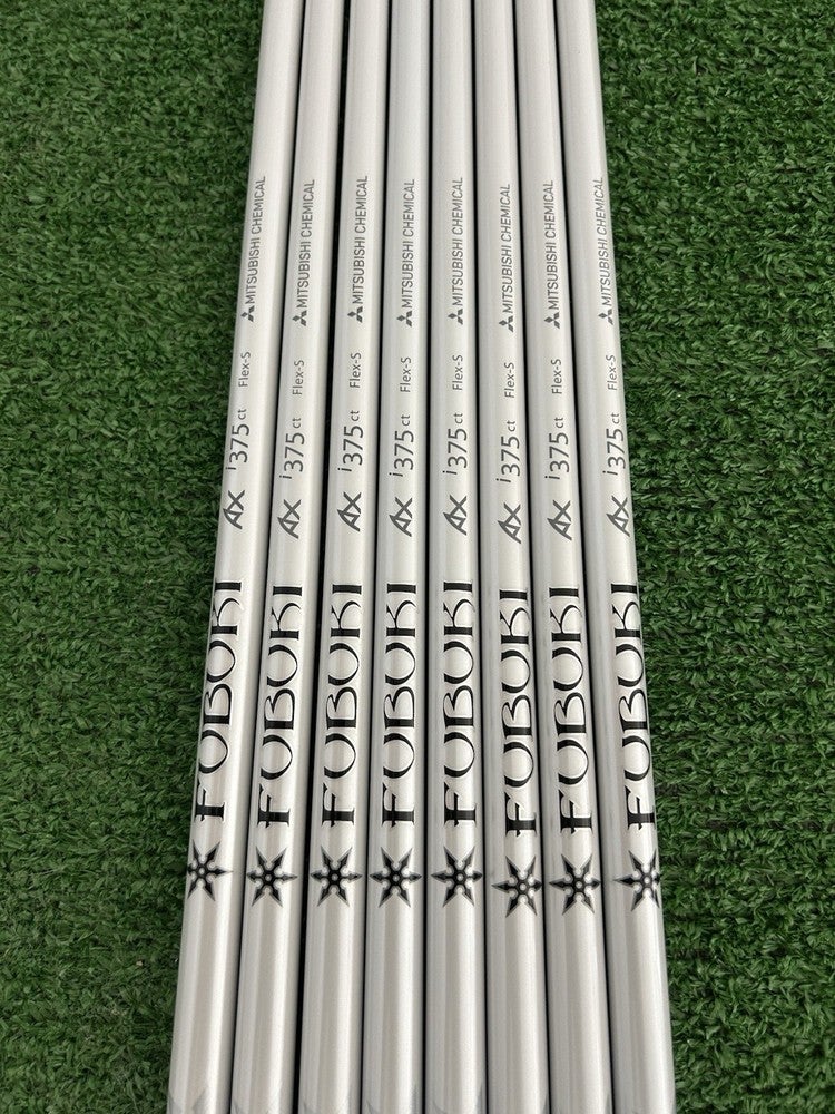 NEW Mitsubishi Fubuki AX i375 Stiff Flex Graphite 8pc Iron Shafts