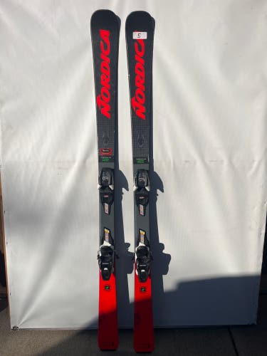 Kid's Nordica Doberman Combi Pro S 150 cm Racing Skis With Bindings (Used)