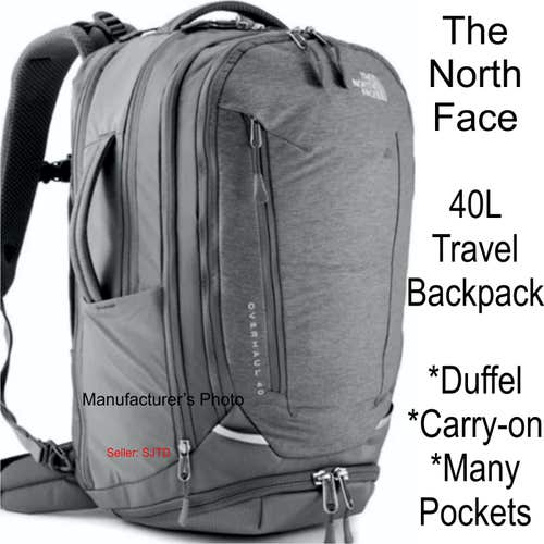Gray Adult Unisex Large/Extra Large The North Face Backpack (Used)