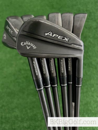 Callaway Apex 24 TI Fusion Black Smoke Iron Set 4-P / Dynamic Gold S400 115