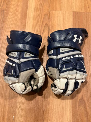 Large Under Armour Engage Lacrosse Gloves (Used)