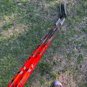 2 Senior Bauer Vapor League Left Hand Hockey Sticks P88 77 Flex Pro Stock (New)