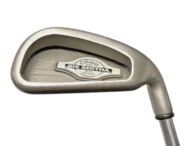 Callaway Big Bertha X-12 5 Iron RH +0.5" Memphis 10 Stiff Steel 38.5" New Grip