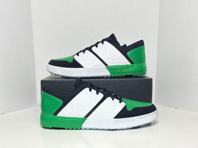 Men's Size M 14.0 (W 15.0) Nike Air Jordan Nu Retro 1 Low Golf 'Celtics’ Golf Shoes FZ4153-002