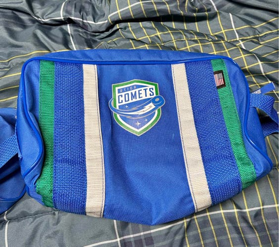 Utica Comets overnight player bag