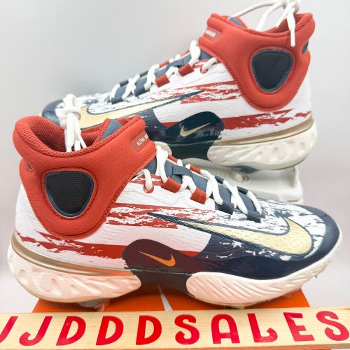 Nike Alpha Huarache Elite 4 Mid Team USA Baseball Cleats FZ7344-102 Men’s Sz 9.5

New With Box-RARE