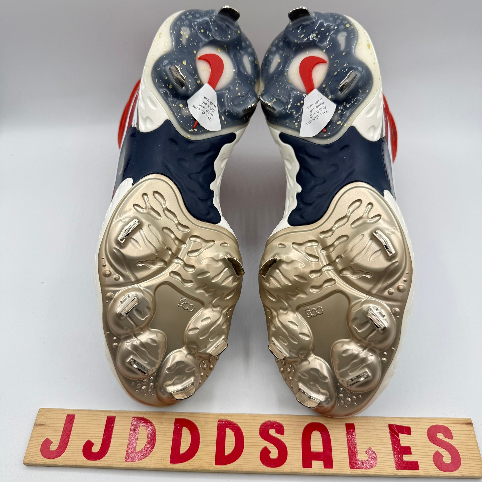 Nike Alpha Huarache Elite 4 Mid Team USA Baseball Cleats FZ7344-102 Size 9.5 #1 Nike Alpha Huarache Elite 4 Mid Baseball Cleats Men main image 2