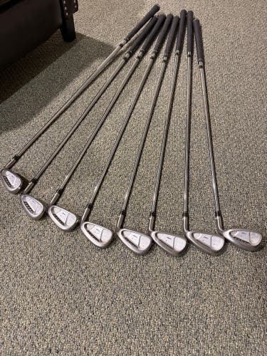 Men's TaylorMade Rac LT Right Handed Iron Set Stiff Flex Steel Shaft (Used)