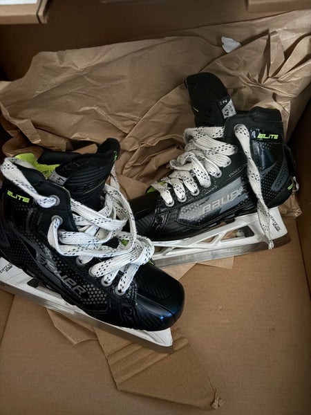 2024 Bauer Elite Hockey Goalie Skates Wide Width Size 4.5 (Used)