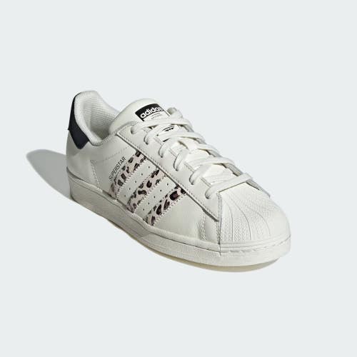 Adidas Superstar IF7615 Women's 7.5B Off White Leopard Lifestyle Shoes Hawk2708